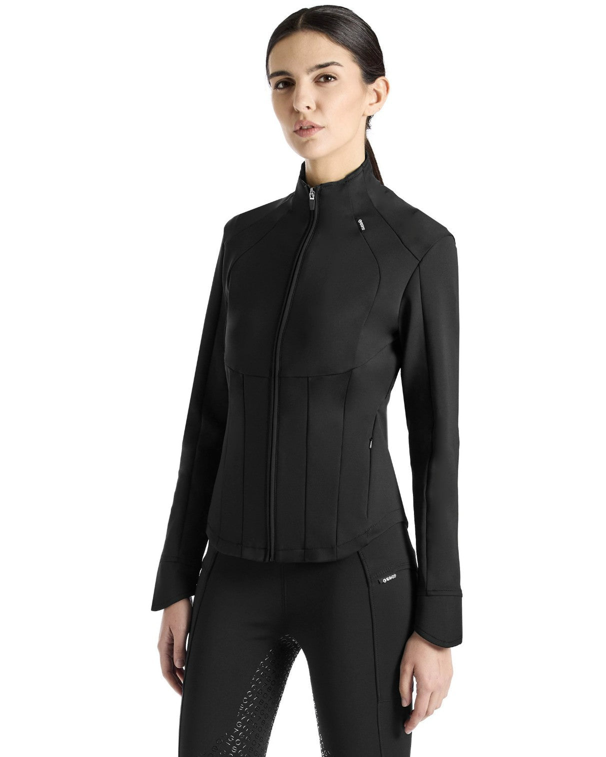 EGO7 Fitted Stretch Jacket - Black | Riding Apparel | Malvern Saddlery