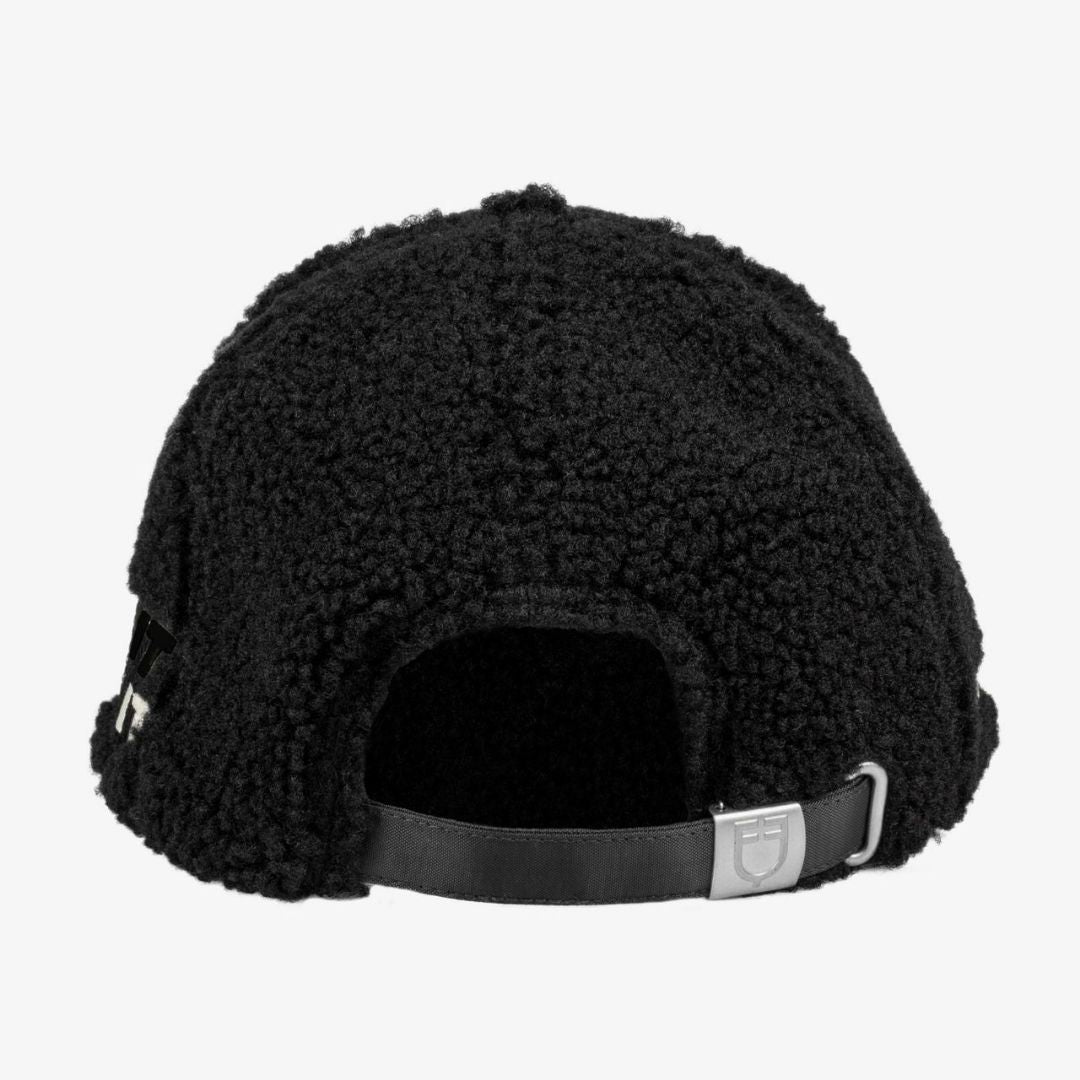 Equestro Teddy Cap - Black & White; back view | Baseball Caps | Malvern Saddlery