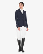 Equestro Women's Elegance Show Coat - Navy Blazer | Equestrian Competition Apparel | Malvern Saddlery