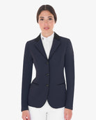 Equestro Women's Elegance Show Coat - Navy Blazer | Equestrian Competition Apparel | Malvern Saddlery