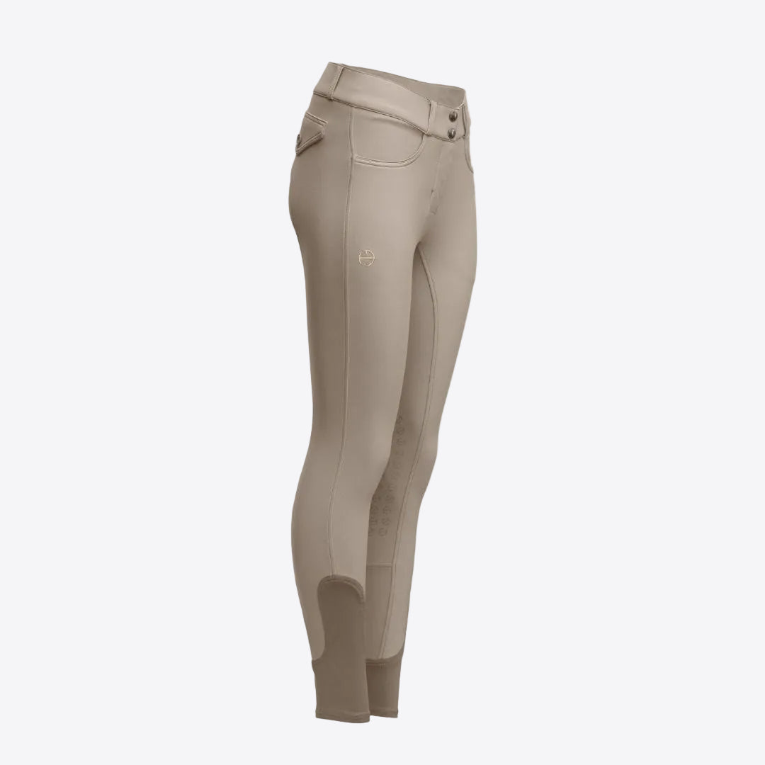Halter Ego Hunter Knee Grip Breeches - Beige | Malvern Saddlery