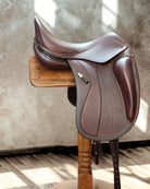 Equipe Glamour Custom E-Carbon Dressage Saddle - Brown | Malvern Saddlery