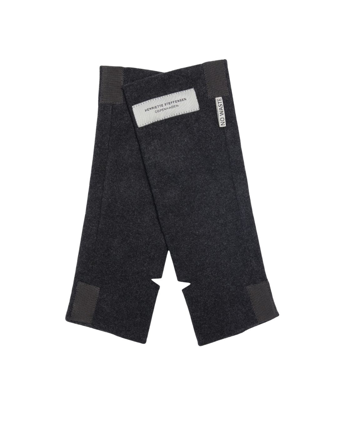 Henriette Steffensen Luxe Fleece "No Waste" Wrist Warmers - Soft Black | Apparel & Gifts | Malvern Saddlery