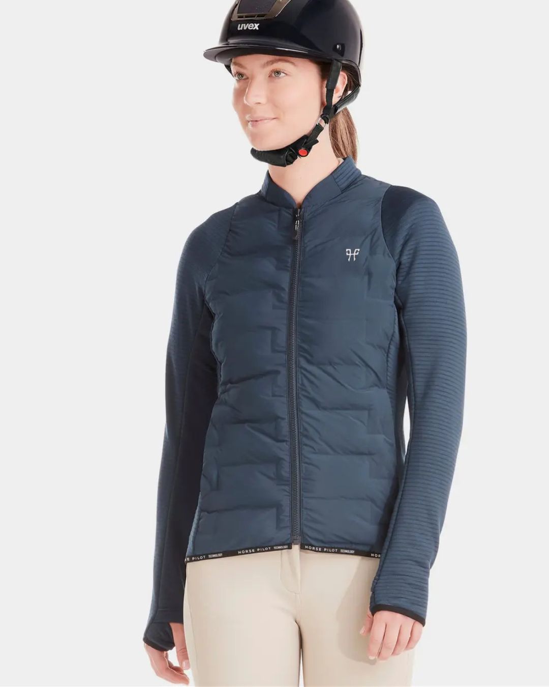 Horse Pilot Women's Storm Jacket - Navy | Equestrian Outerwear | Malvern Saddlery