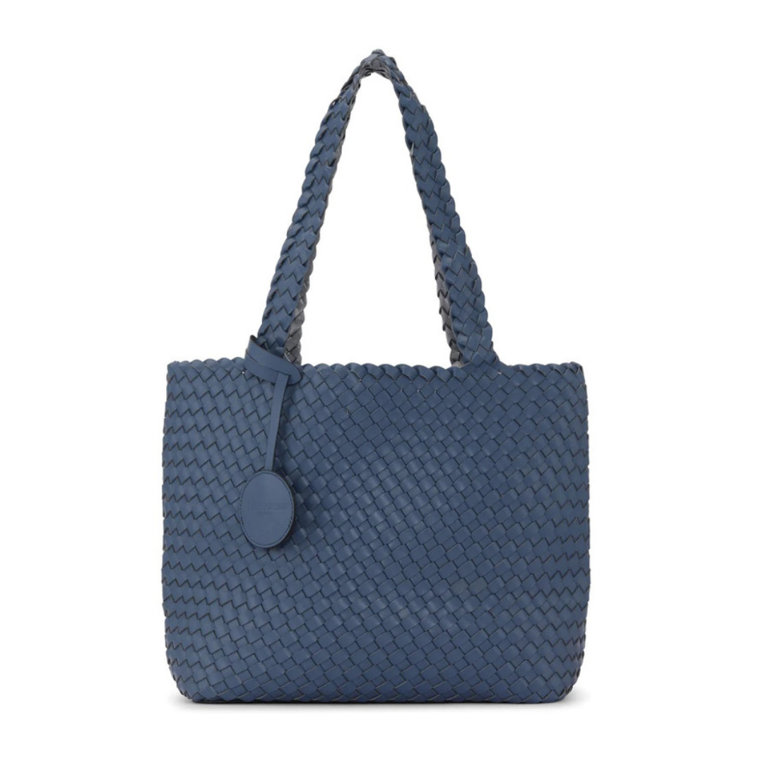 Ilse Jacobsen Woven Tote - Orion Blue | Malvern Saddlery