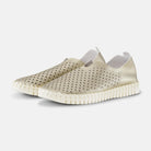 Ilse Jacobsen Tulip Metallic Flats - Platinum | Ladies' Shoes | Malvern Saddlery