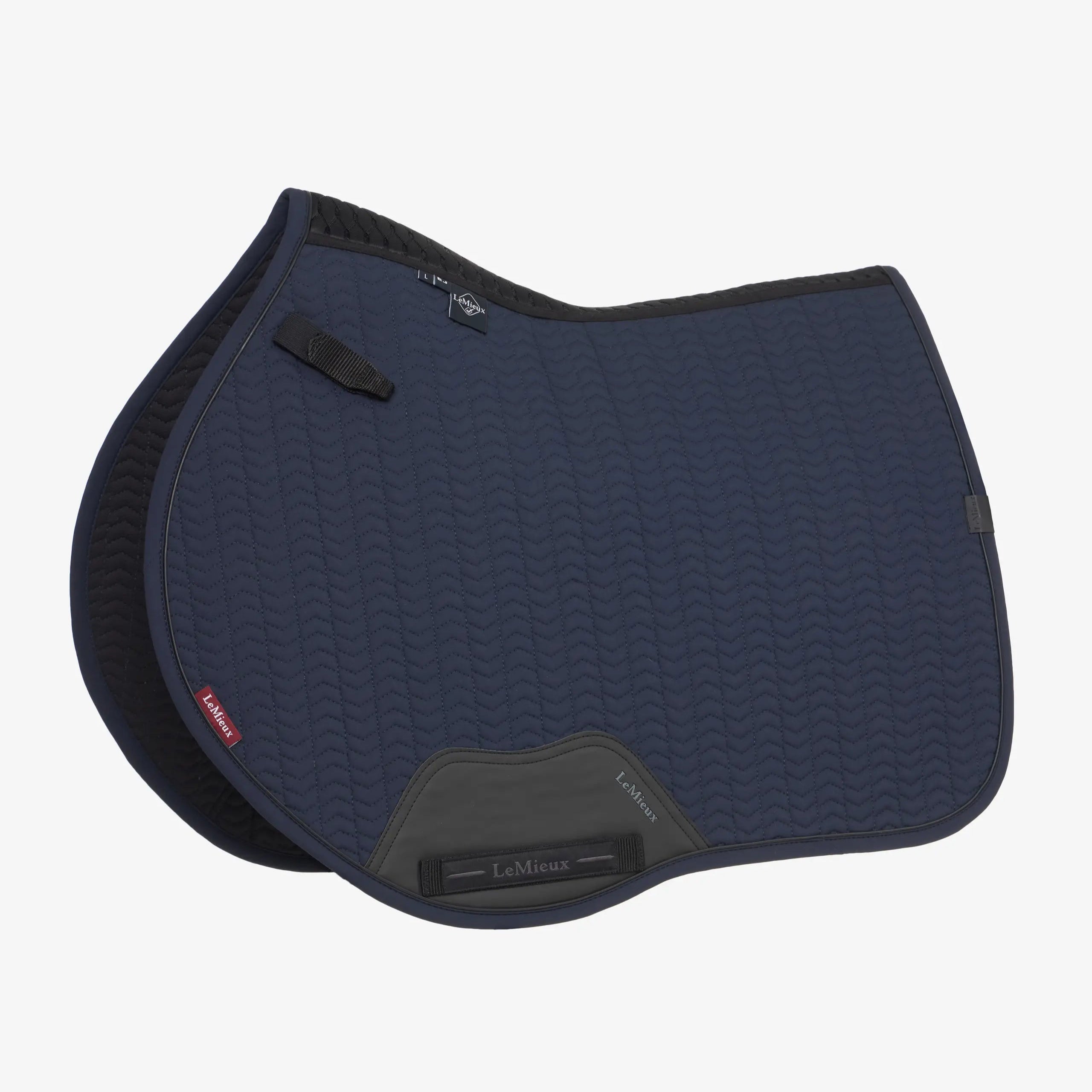 LeMieux Eurojump Square Saddle Pad - Navy | Malvern Saddlery