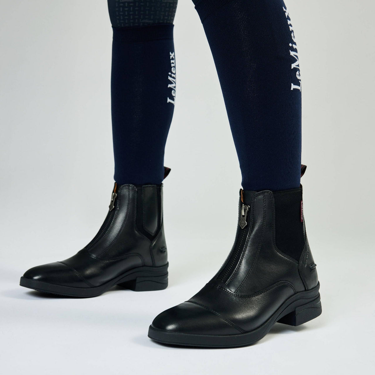 LeMieux Junior Zip Paddock Boots -black | Malvern Saddlery