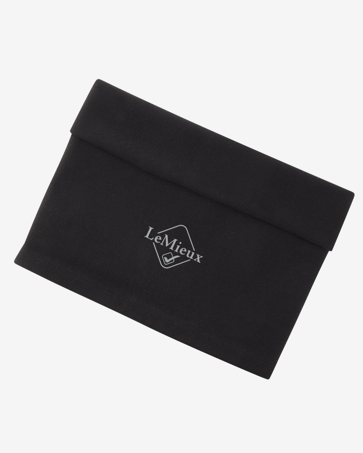 LeMieux Stretch Neck Scarf Snood - Black, shown on white background | Malvern Saddlery