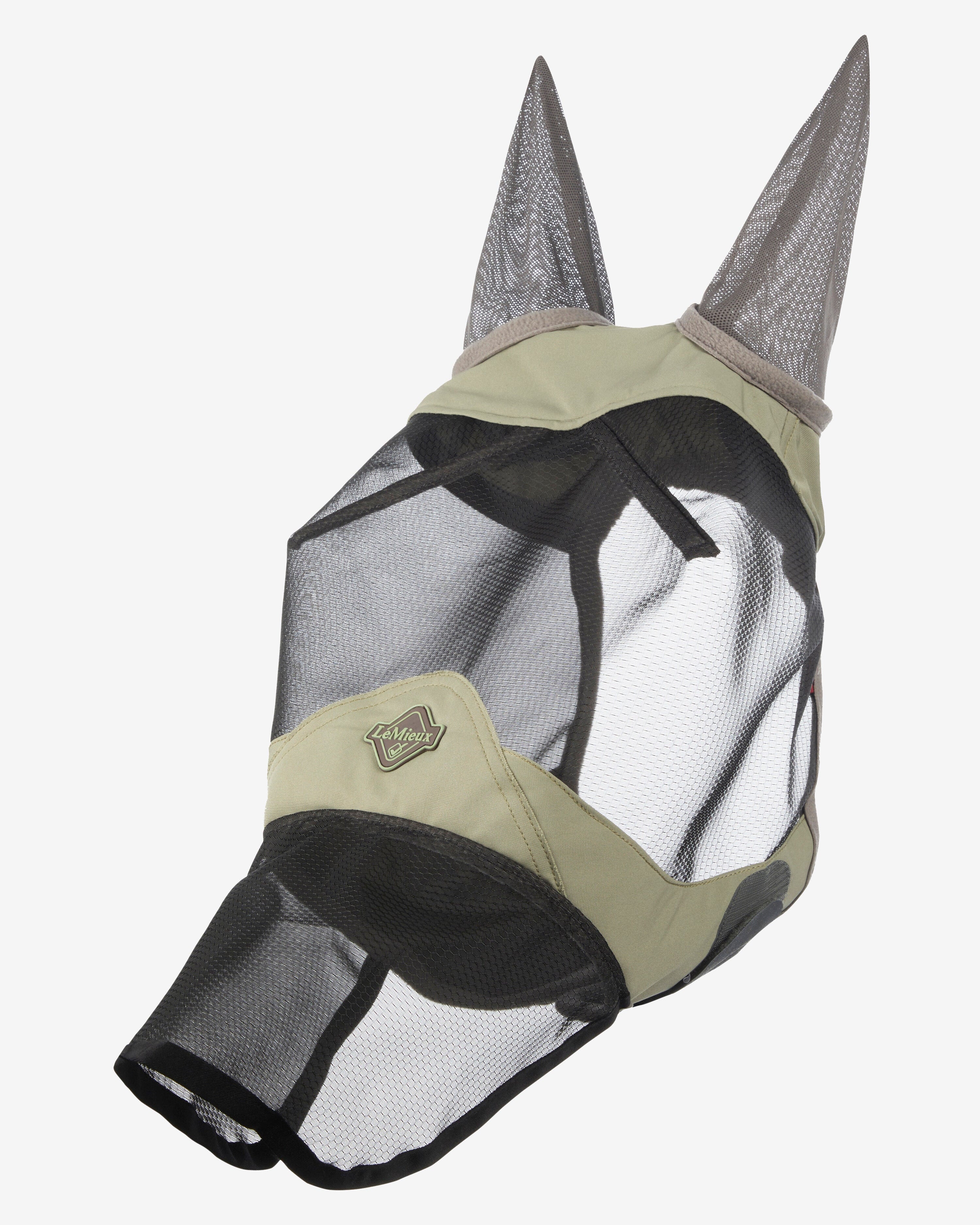 LeMieux Visor-Tek Full Fly Mask - Fern | Horse Care | Malvern Saddlery