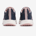 LeMieux Trax Viva Waterproof Sneaker - Navy/Pink, back view | Malvern Saddlery