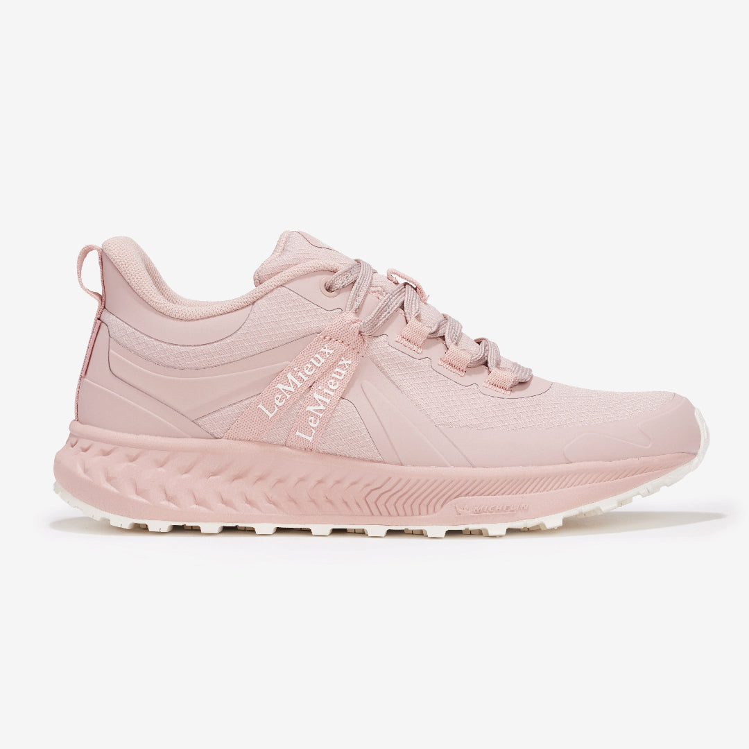 LeMieux Trax Viva Waterproof Sneaker - Blossom Pink, side view | Malvern Saddlery
