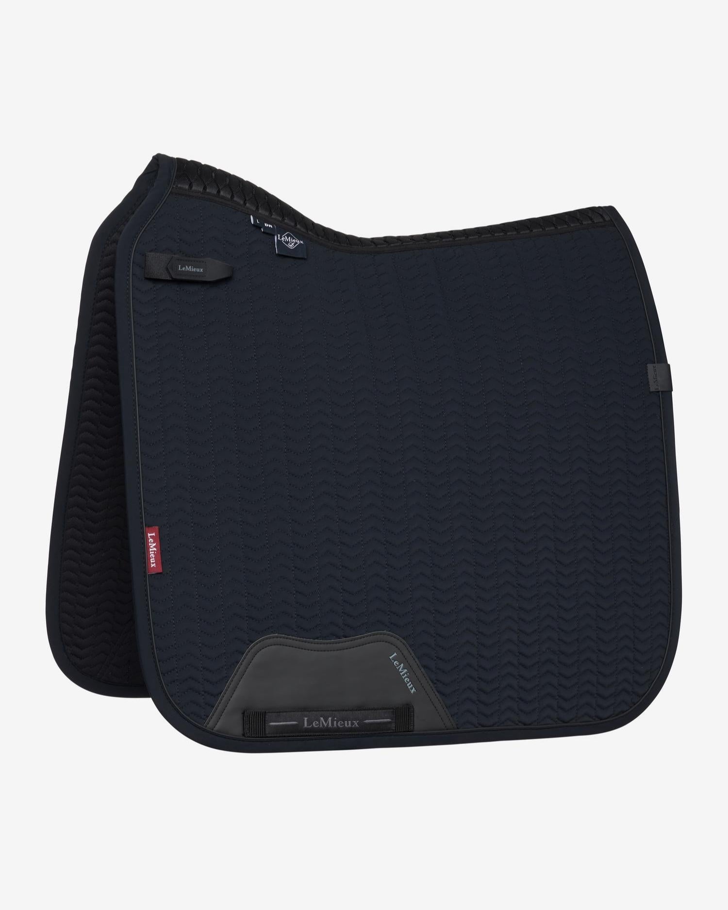 LeMieux Essence Dressage Square Saddle Pad - Black | Malvern Saddlery
