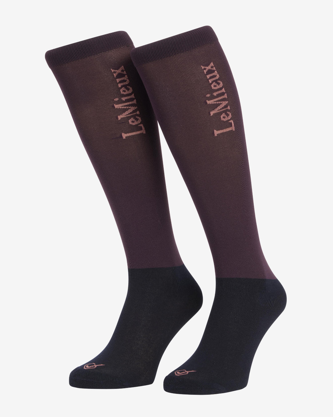 Lemieux Competition Socks - Damson Deep Red | Riding Accessories | Malvern Saddlery