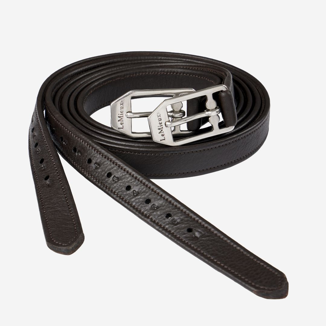 LeMieux Arika Stirrup Leathers - Brown | Tack Shop | Malvern Saddlery