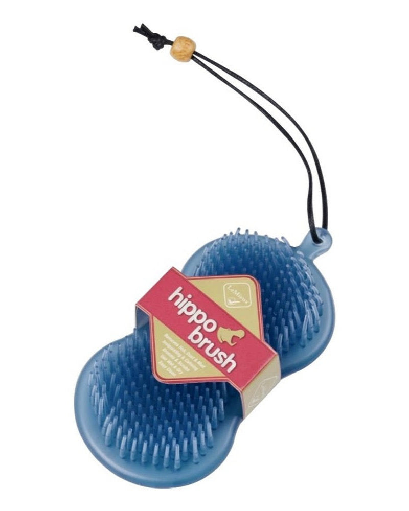Lemieux Hippo Brush - Blue | Horse Grooming | Malvern Saddlery