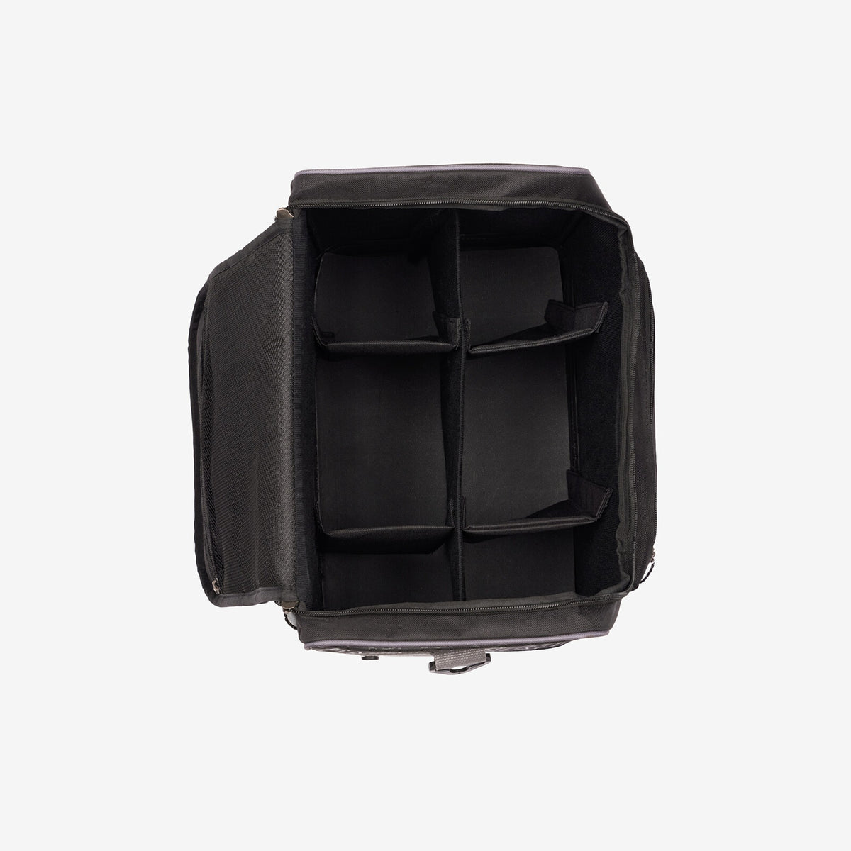 LeMieux Elite Pro Grooming Bag - Black, compartments | Malvern Saddlery