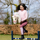 LeMieux Hobby Horse - "Lemon", girl jumping fence with hobby horse | Equestrian Toys |  Malvern Saddlery