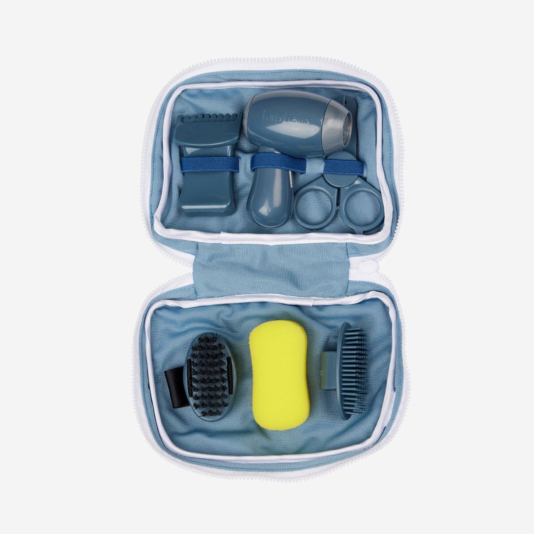 LeMieux Toy Puppy Grooming Kit - Ice Blue | Malvern Saddlery