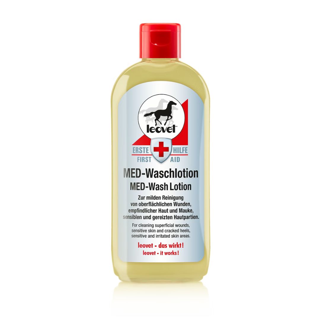 Leovet First Aid Med-Wash Lotion | Horse Wound Care | Malvern Saddlery