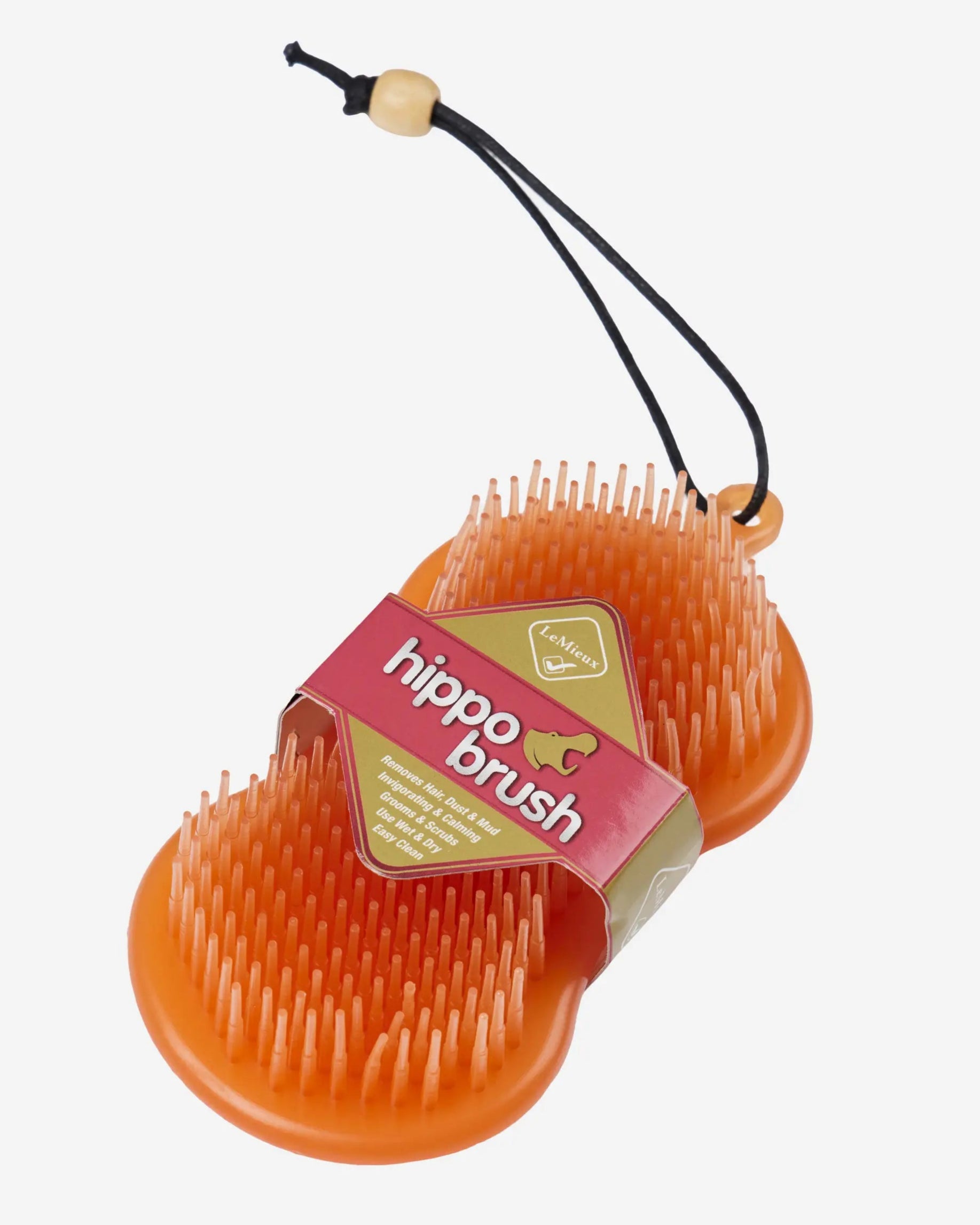 Lemieux Hippo Brush - Orange | Horse Grooming | Malvern Saddlery