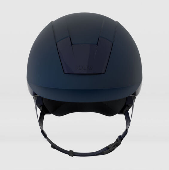 KASK Kooki Equestrian Helmet, Navy Matte, front view | Malvern Saddlery