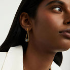 Dean Davidson Mini Ipanema Earrings - Labradorite, Gold Drop | Malvern Saddlery