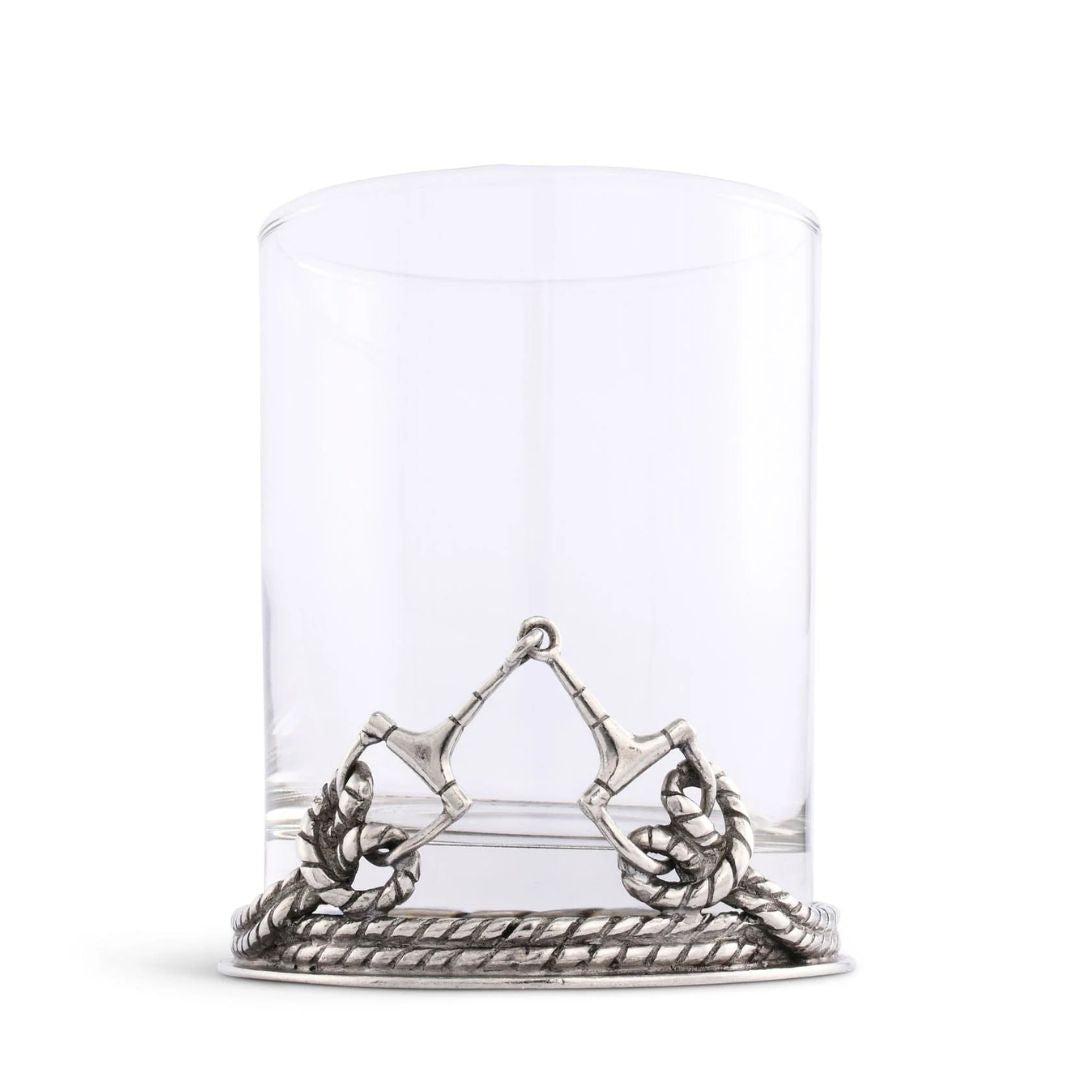 Equestrian Snaffle D-Ring Bit Old Fashioned Glass | Malvern Saddlery