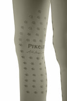 Pikeur Amia KG Breeches - Light Moss Green, knee grip detail | Malvern Saddlery