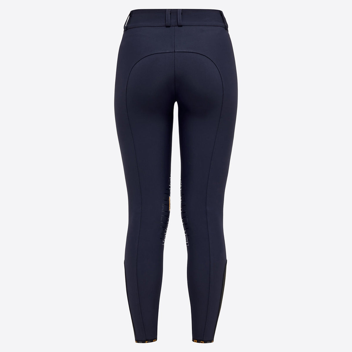 Rider's Gene Women's High Waist Knee Grip Breeches - Navy, back view | Malvern Saddlery