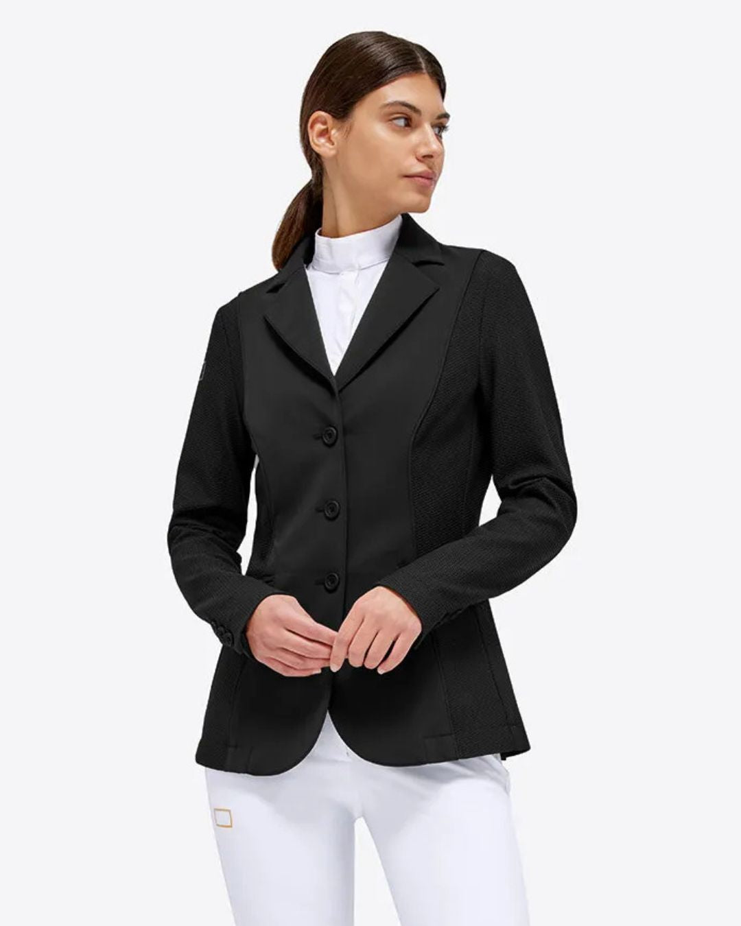 Rider's Gene Women's Jersey and Mesh Riding Jacket - Black | Malvern Saddlery