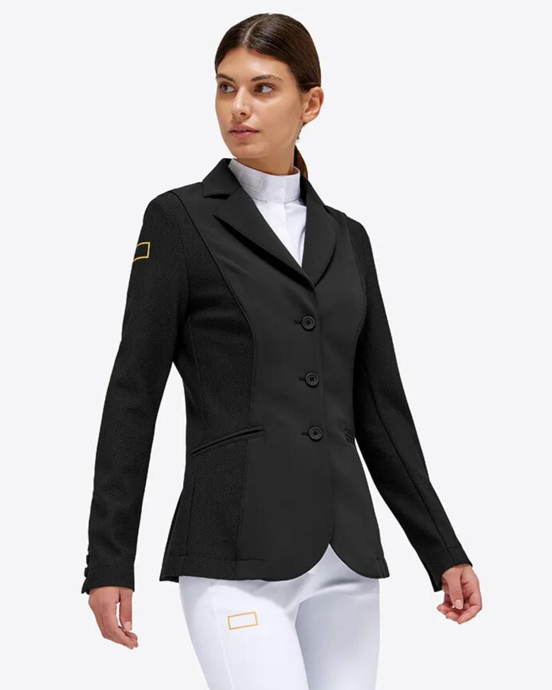 Rider's Gene Women's Jersey and Mesh Riding Jacket - Black | Malvern Saddlery