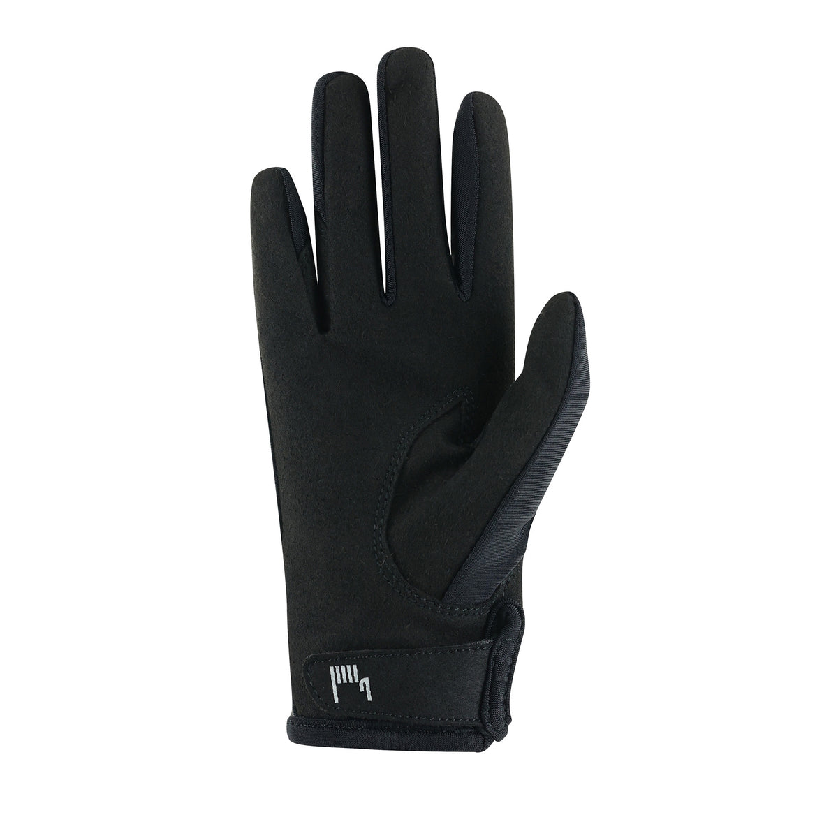 Roeckl Kapriole youth riding gloves in black with grippy synthetic palm