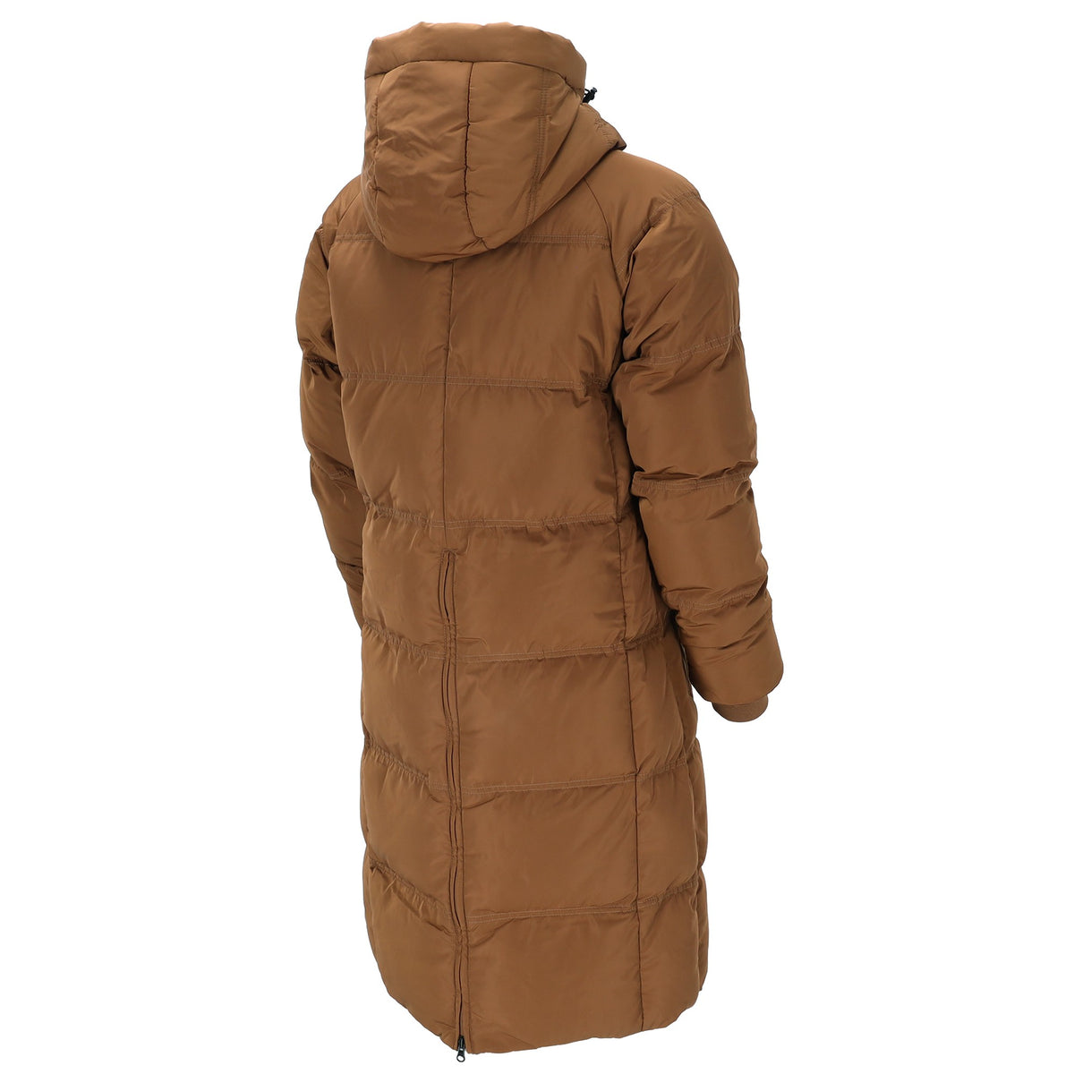 Schockemöhle Kacy Style Women's Long Quilted Coat in Nougat back view