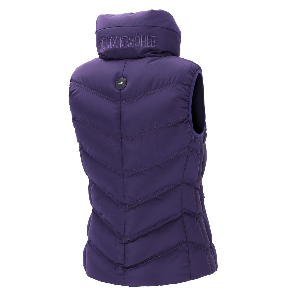 Schockemöhle Marleen Style Women's Padded Vest in Dark Purple back view