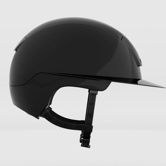 KASK Kooki Lady Helmet - Black Matte, side view | Equestrian Helmets | Malvern Saddlery