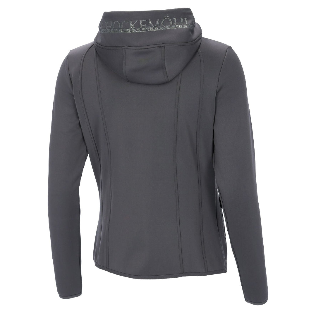 Schockemöhle Sports SP Sinja style Jacket - Dusty Chocolate Gray; back view | Malvern Saddlery