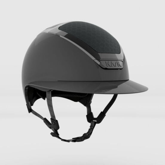 KASK Star Lady Pure Shine Equestrian Helmet - Anthracite Gray | Malvern Saddlery