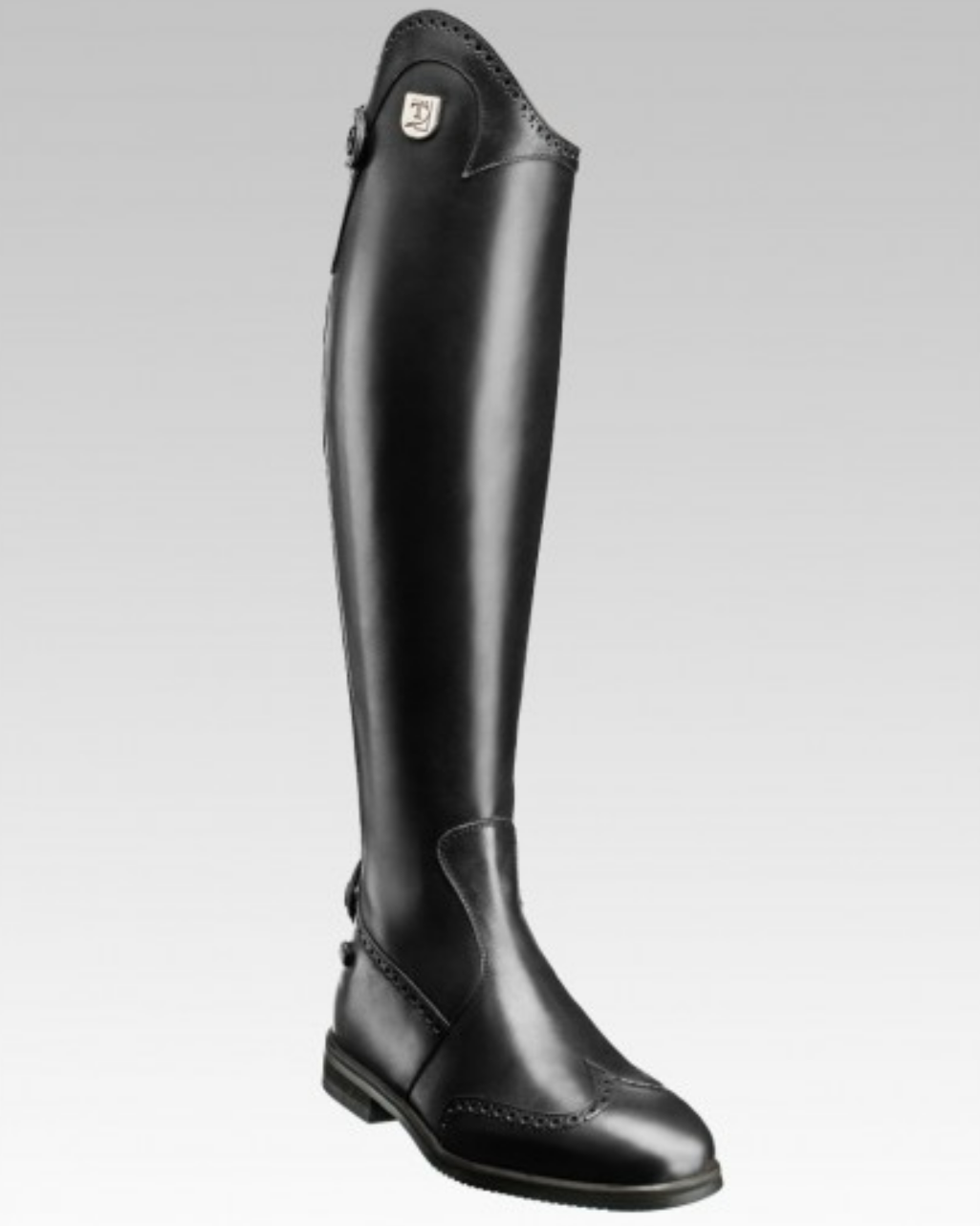 Tucci Time Marilyn Dress Boot - Punched - Black | Malvern Saddlery