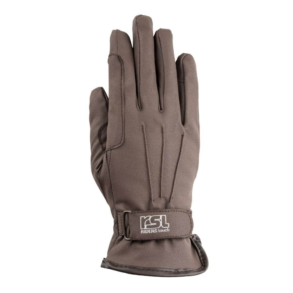 Brown USG Oslo winter riding gloves with warm Thinsulate lining and classic stitched detail.