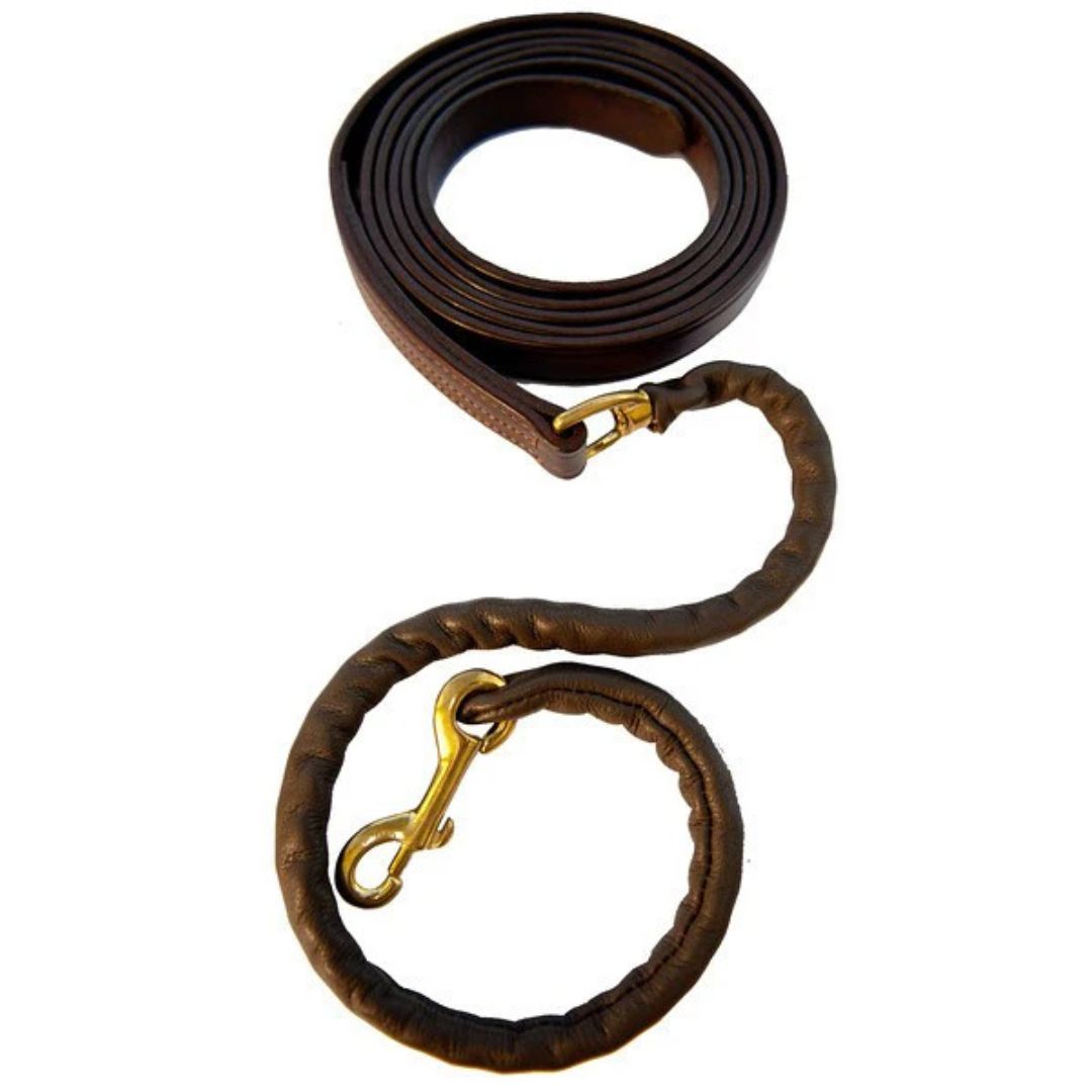 Walsh Leather Covered Chain Lead | Tack Shop | Malvern Saddlery