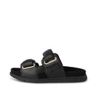 Woden Lisa Leather Sandal - Black | Ladies Footwear | Malvern Saddlery