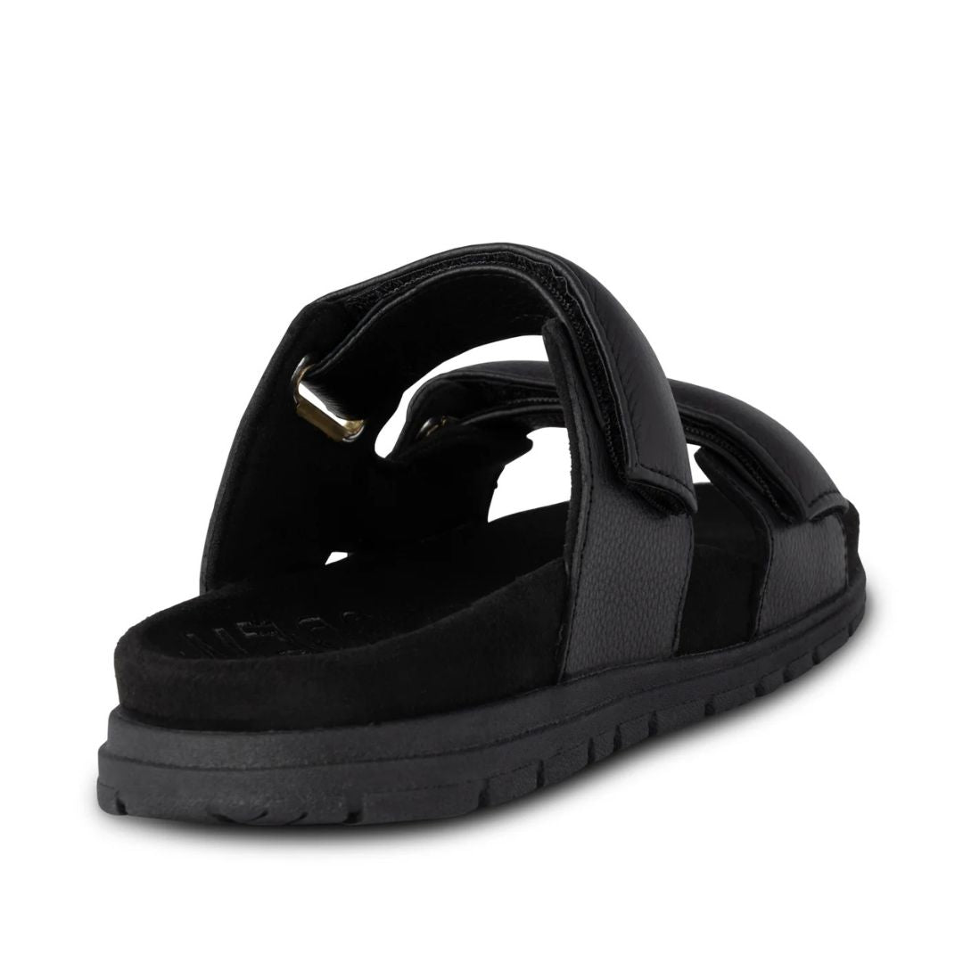 Woden Lisa Leather Sandal - Black | Ladies Footwear | Malvern Saddlery