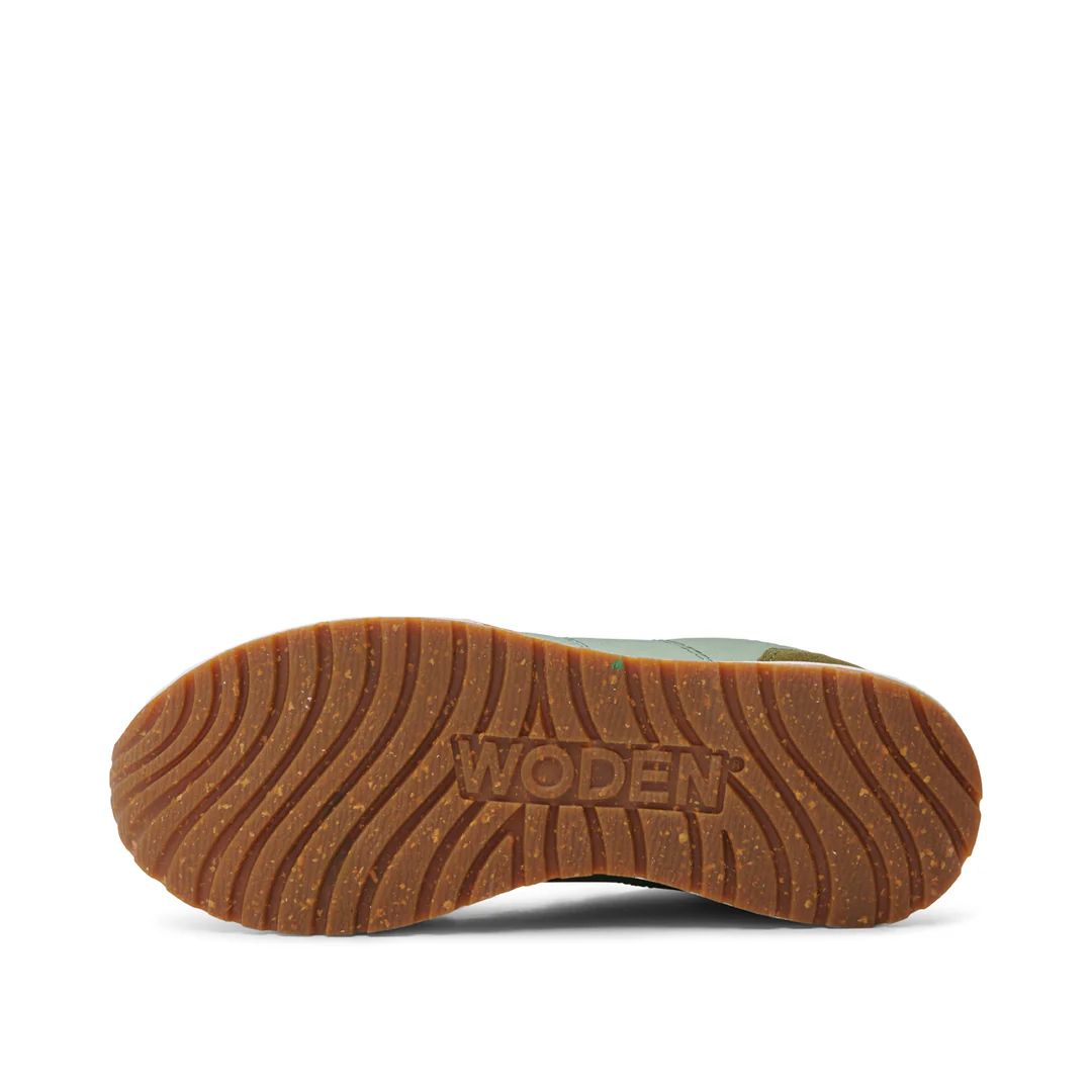 Woden Ronja Sneaker - Algae Multi color, sole detail | Malvern Saddlery