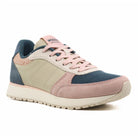 Woden Ronja Sneaker -Ivory Multi color with pink, gray | Malvern Saddlery