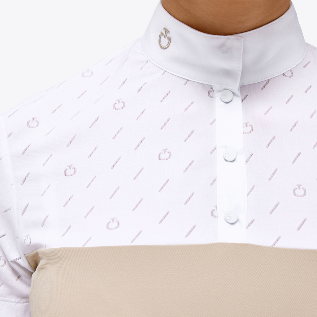 Cavalleria Toscana Ladies' Pique & Jersey Knit Shirt | Malvern Saddlery