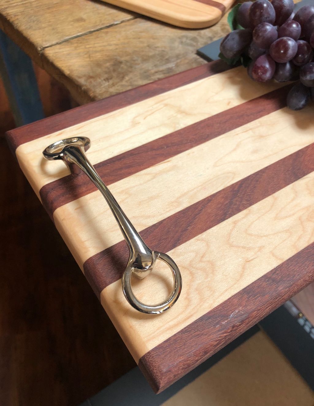 Shop Equestrian Wood Serving Board - Malvern Saddlery