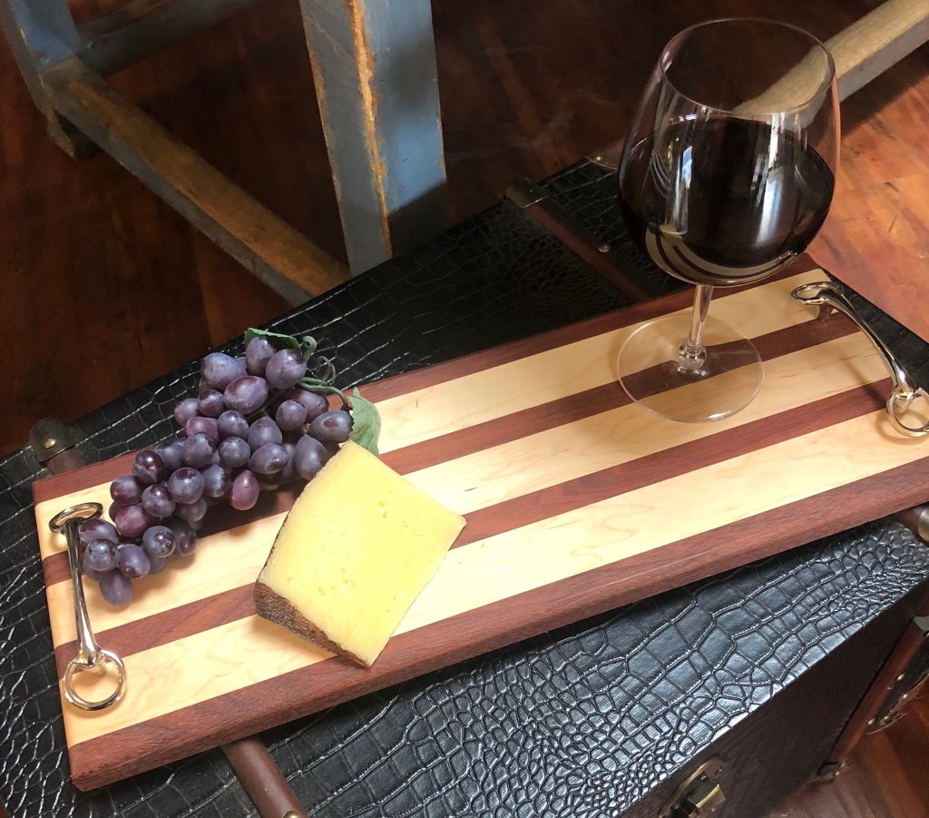 Shop Equestrian Wood Serving Board - Malvern Saddlery