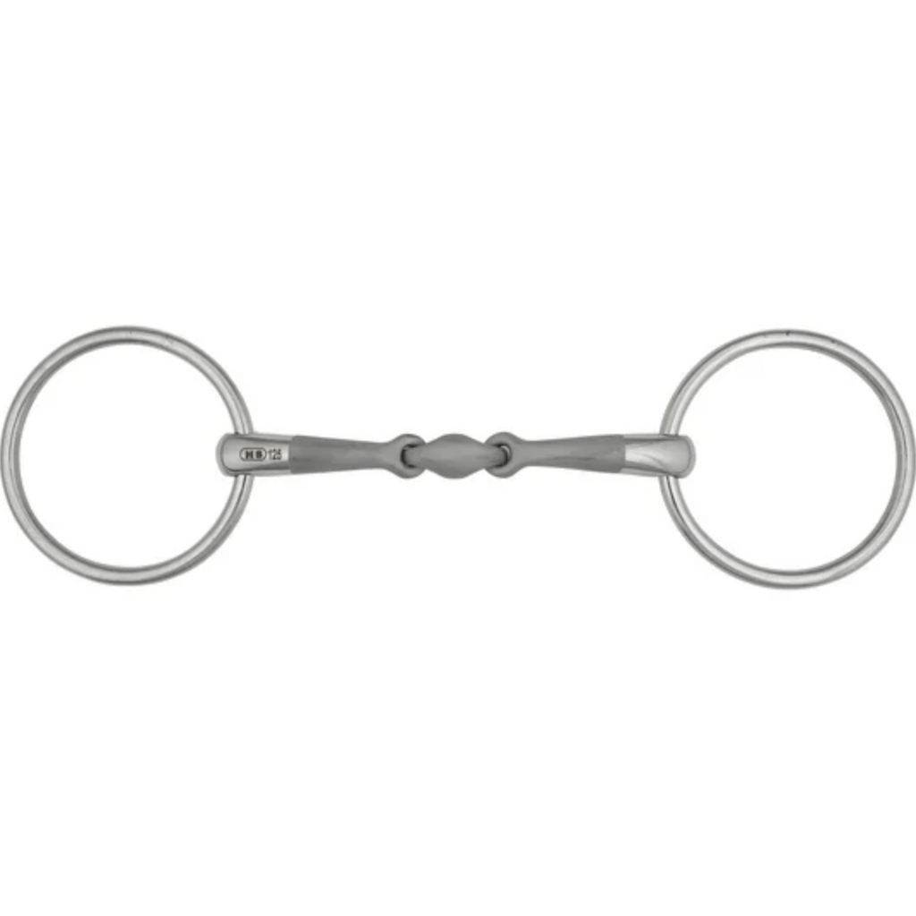 Herm Sprenger Satinox Double Jointed Loose Ring Bit | Malvern Saddlery