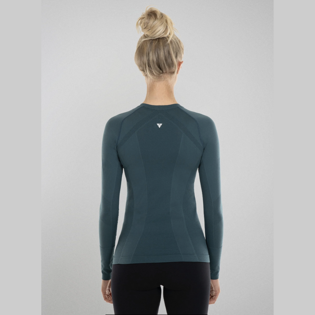 Anique Long Sleeve Base Layer Essential Shirt - Peppermint | Malvern Saddlery